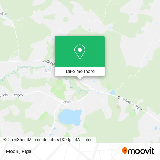 Medņi map
