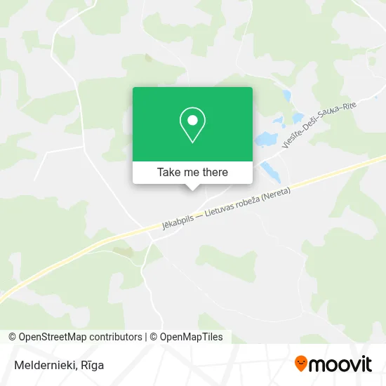 Meldernieki map
