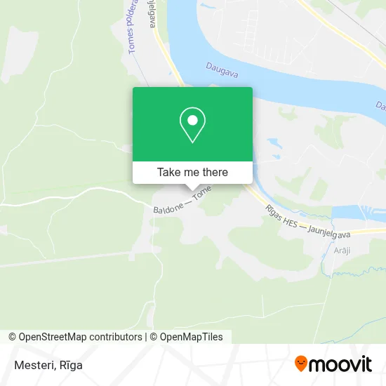 Mesteri map