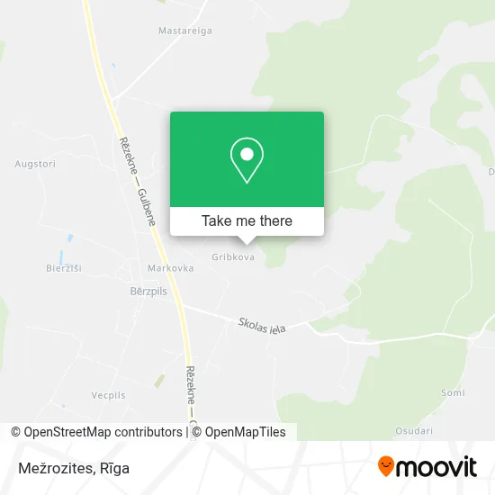 Mežrozites map