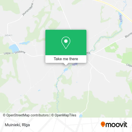 Muinieki map