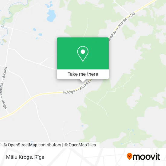 Mālu Krogs map