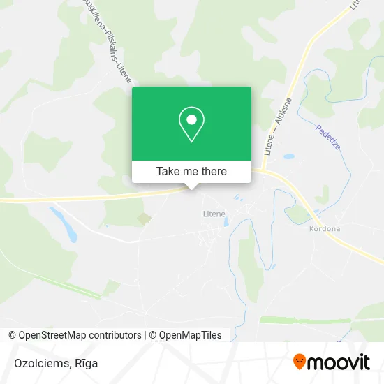 Ozolciems map