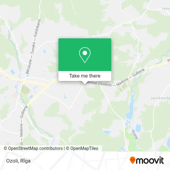 Ozoli map