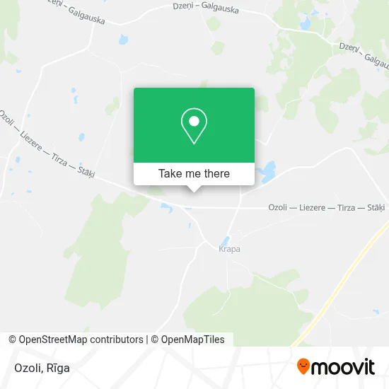 Ozoli map