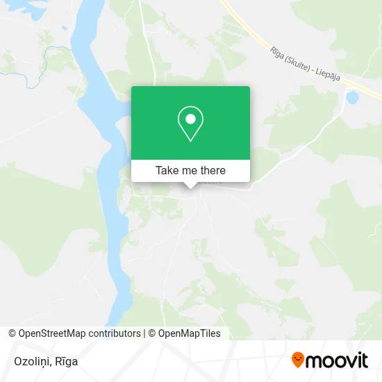 Ozoliņi map