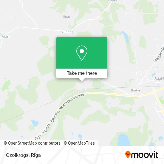 Ozolkrogs map