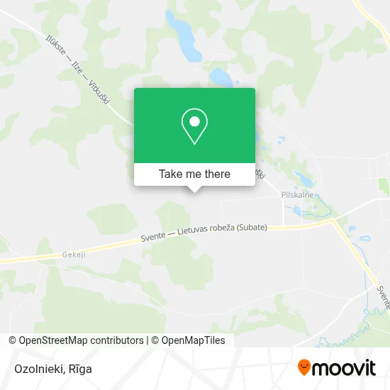 Ozolnieki map