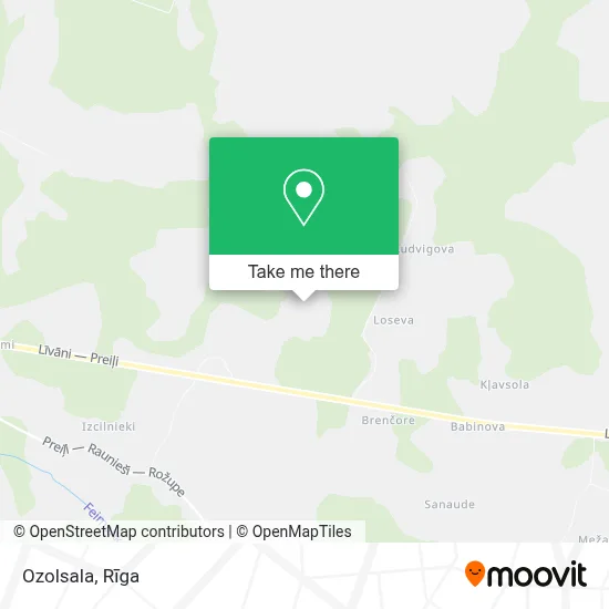 Ozolsala map