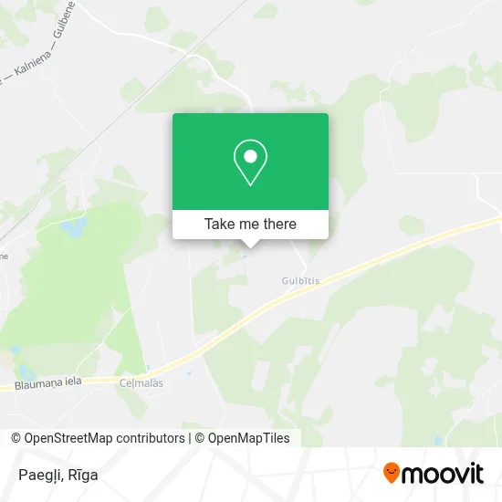 Paegļi map