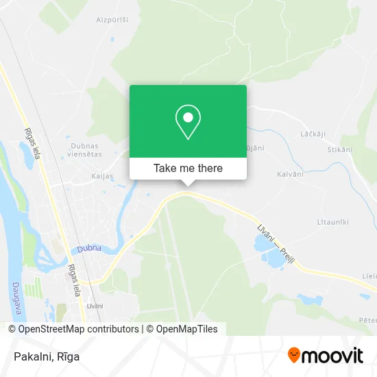 Pakalni map