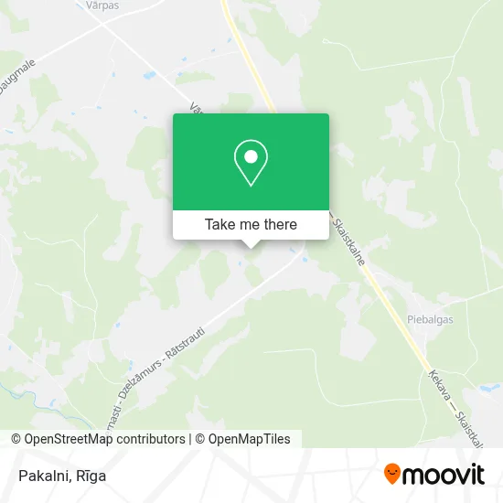 Pakalni map