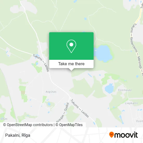 Pakalni map