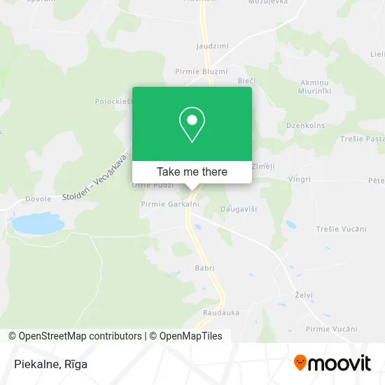 Piekalne map