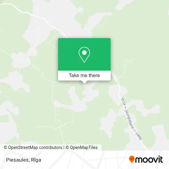 Piesaules map