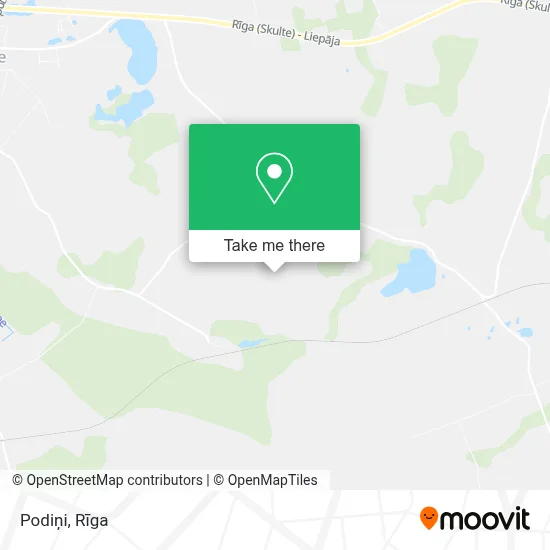 Podiņi map