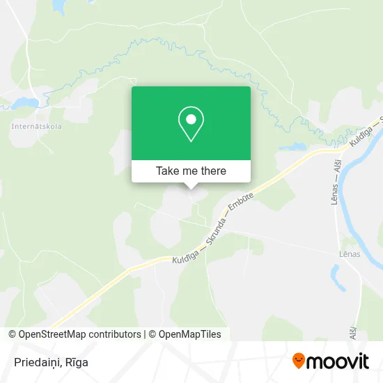 Priedaiņi map