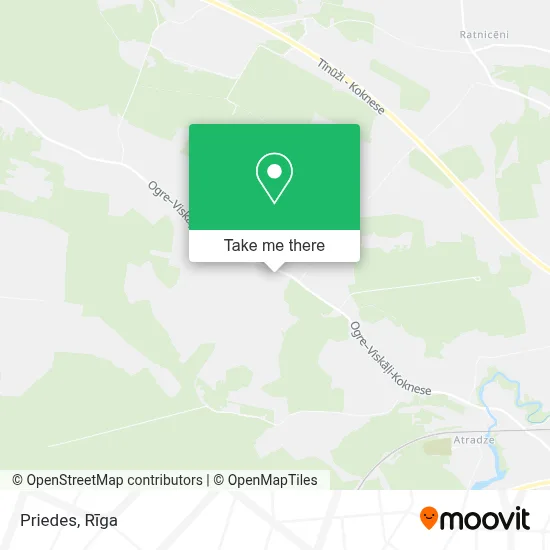Priedes map