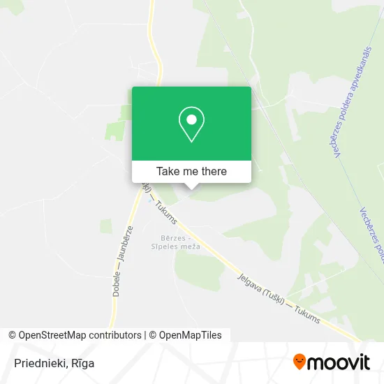Priednieki map