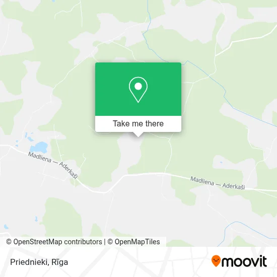 Priednieki map