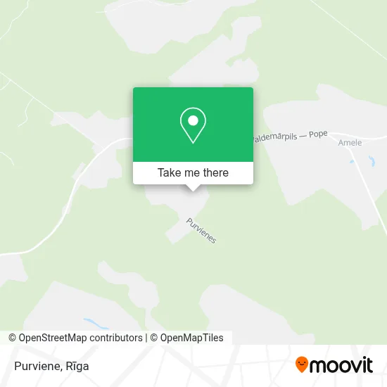 Purviene map