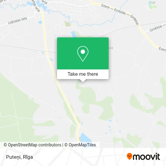 Puteņi map