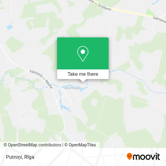 Putniņi map