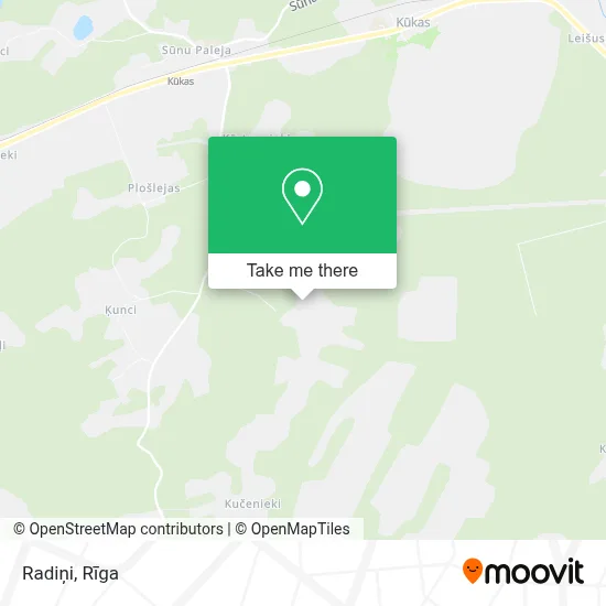 Radiņi map