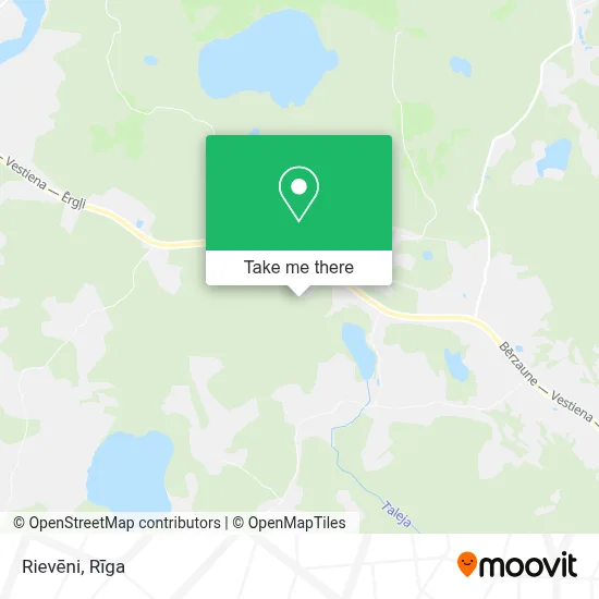 Rievēni map