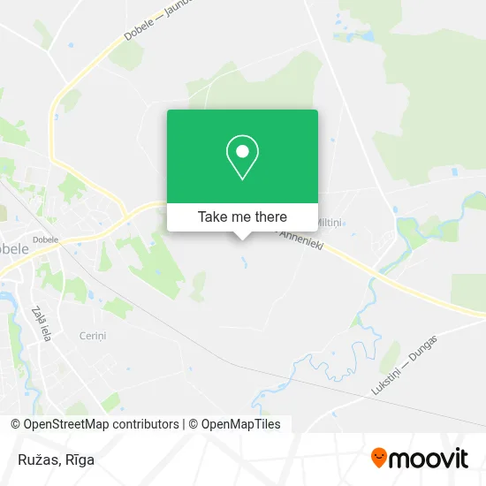 Ružas map