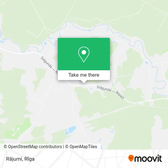 Rājumi map