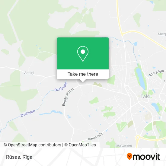 Rūsas map