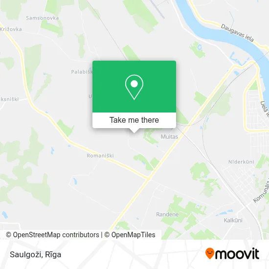 Saulgoži map