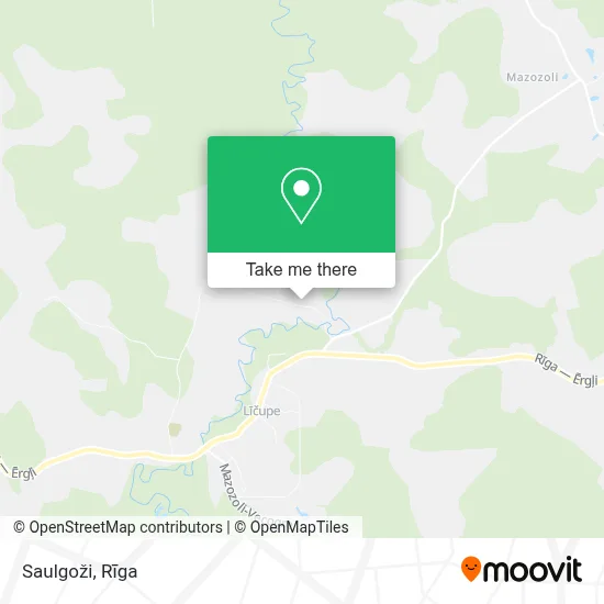 Saulgoži map