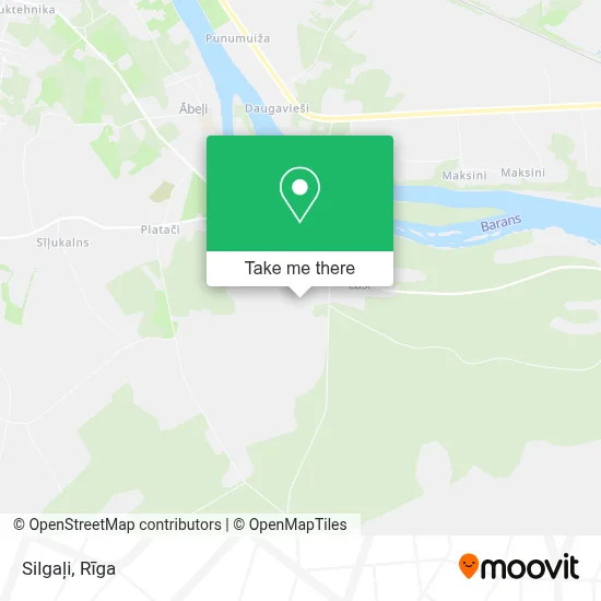Silgaļi map