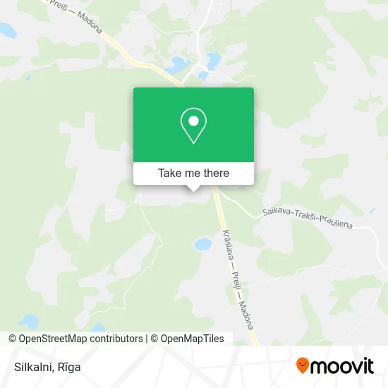 Silkalni map