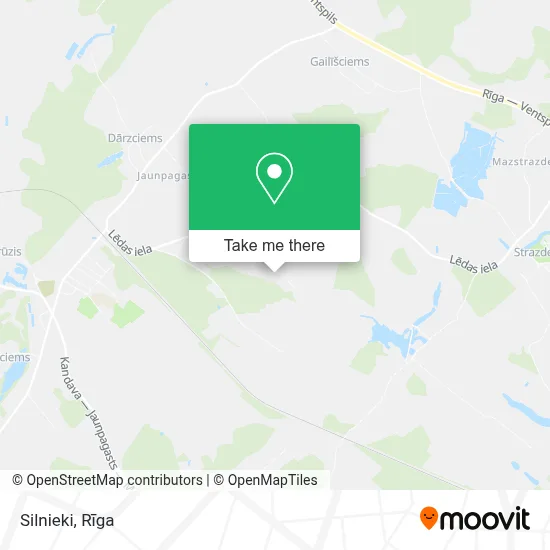 Silnieki map