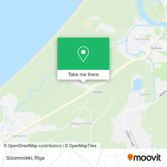 Silzemnieki map