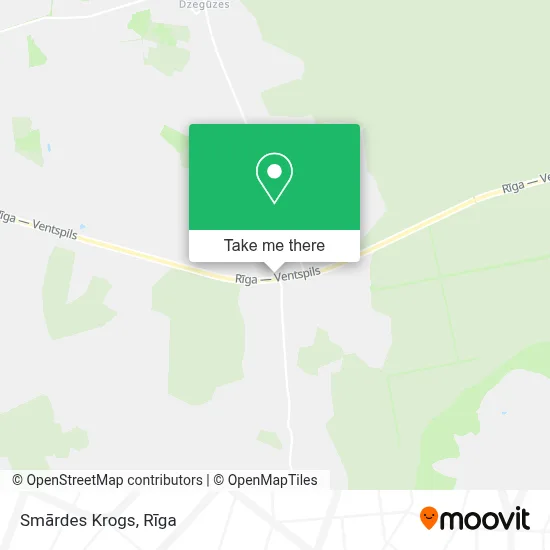 Smārdes Krogs map