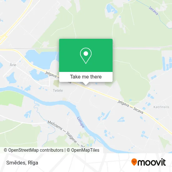 Smēdes map