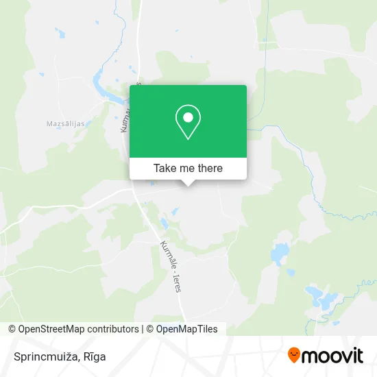 Sprincmuiža map