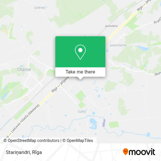 Stariņandri map