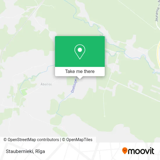 Staubernieki map