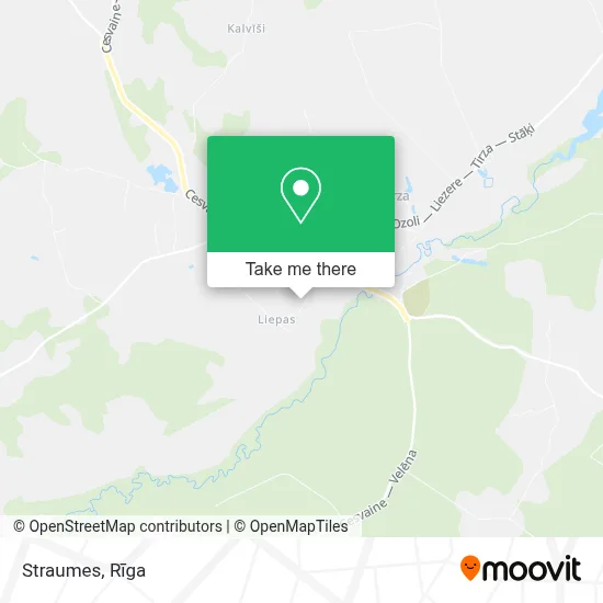 Straumes map