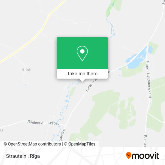 Strautaiņi map