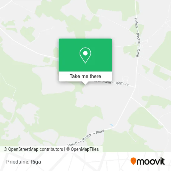 Priedaine map