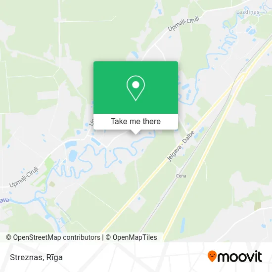 Streznas map