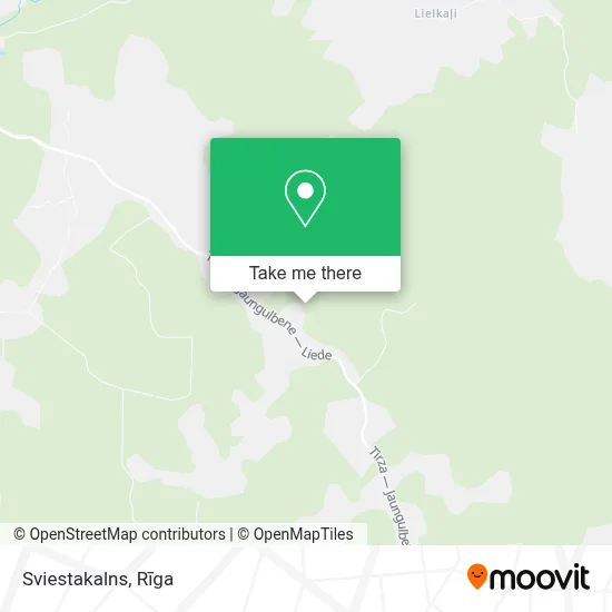 Sviestakalns map