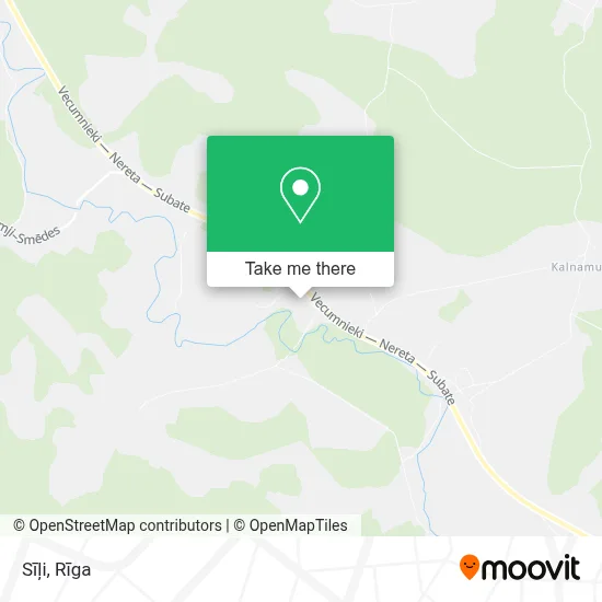 Sīļi map