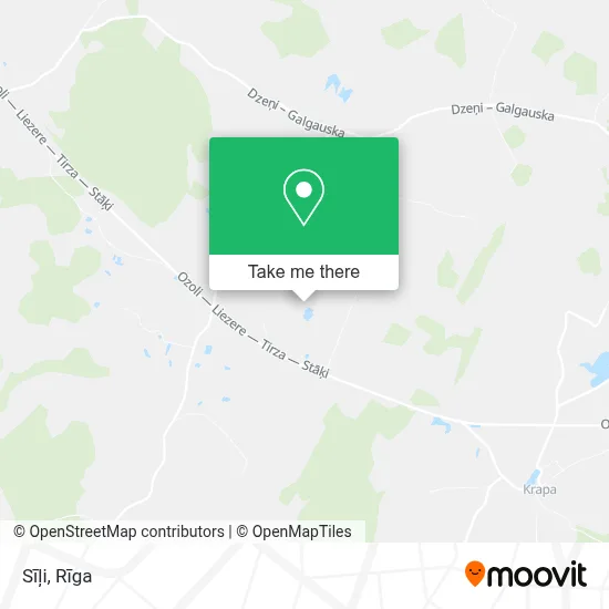 Sīļi map